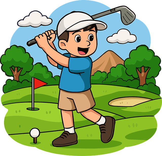 Free ai generated golf golfer vector