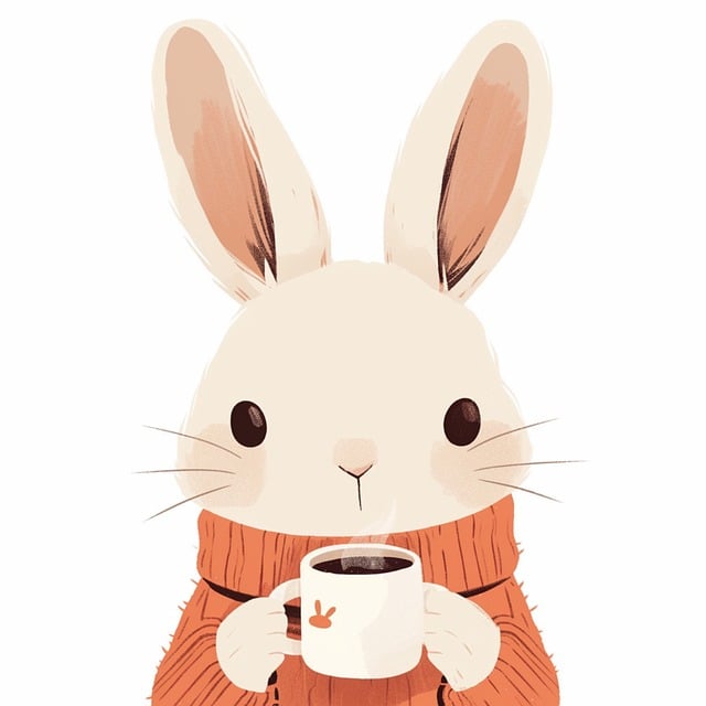 Free ai generated bunny rabbit illustration