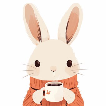Free Ai Generated Bunny illustration and picture