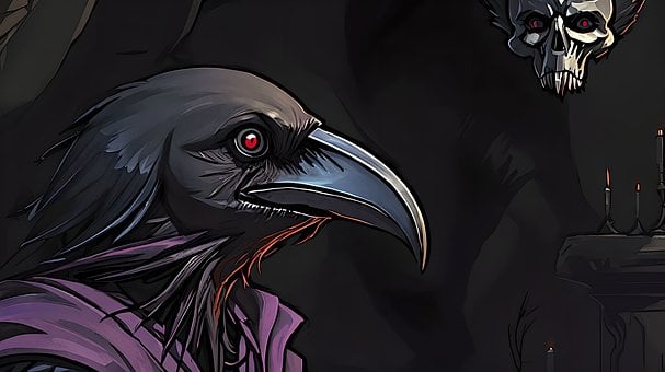 Free Raven Man illustration and picture