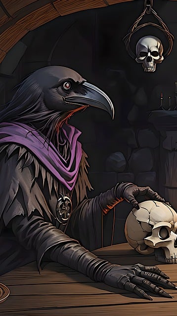 Free Raven Man illustration and picture