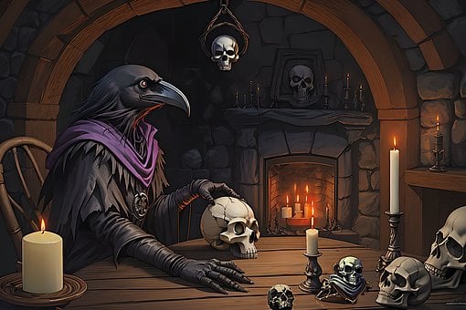 Free Raven Raven Man illustration and picture