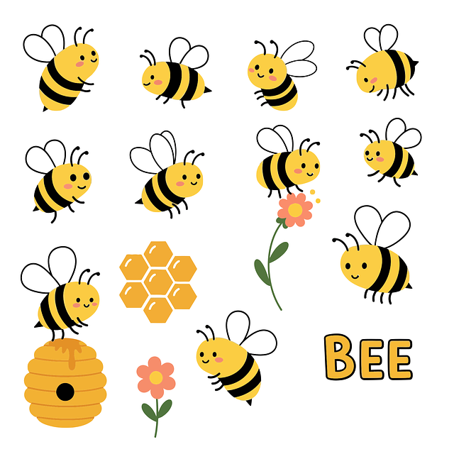 Download free HD stock image of Ai Generated Bee Free ai generated bee honeybee vector