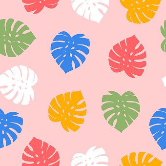 Mønster, Design, Sommer, Ark, Print