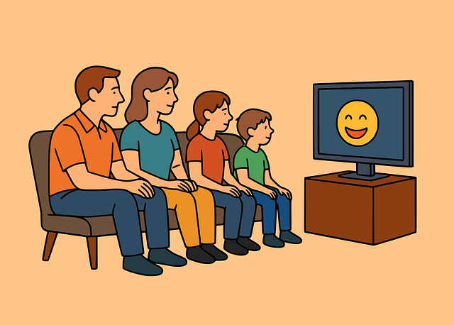 Familia, Viendo La Televisión