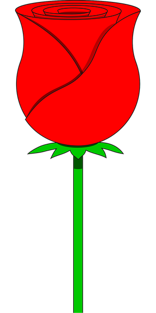 Free Rose Pictogram vector and picture