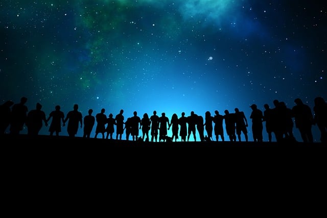 Free universe galaxy constellation illustration