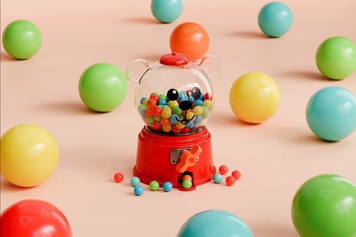 Doces, Açúcar, Urso, Máquina, Doce