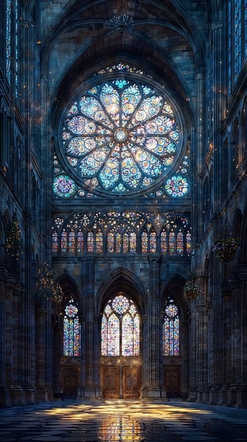 Free ai generated church cathedral illustration