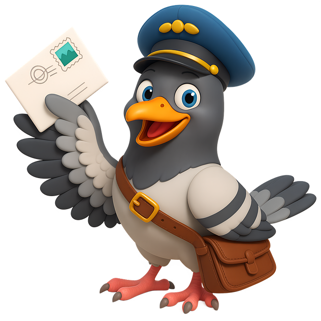 Ai Generiert, Taube, Briefträger