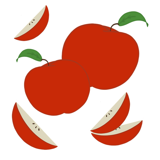 Free apples red delicious fruit illustration