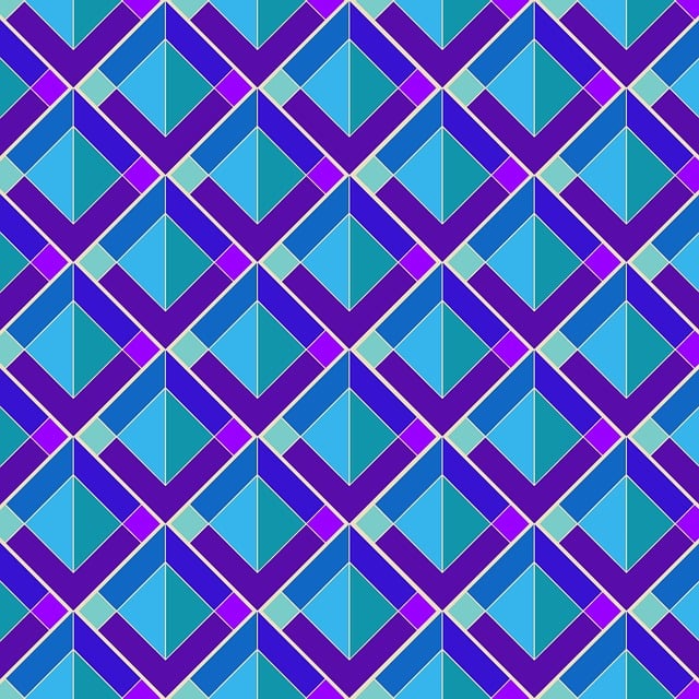 Free squares tile mosaic illustration