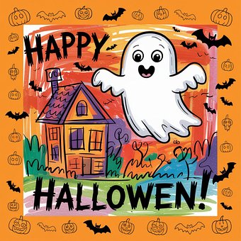 Free Ghost Halloween illustration and picture