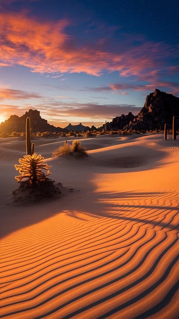 Free Ai Generated Desert illustration and picture