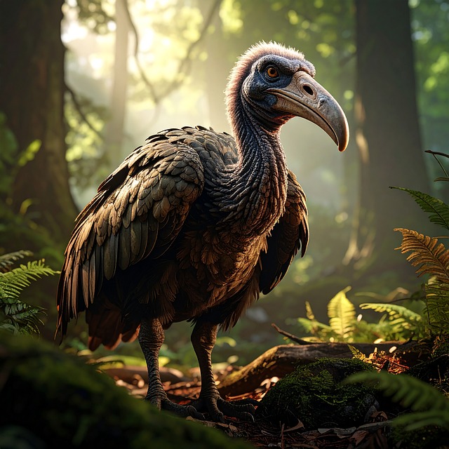 Free ai generated bird dodo illustration