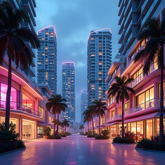 Miami, Florida, Stadtansichten