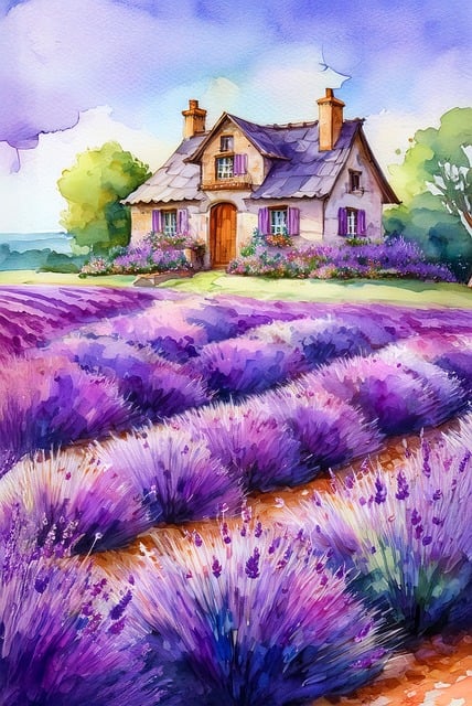 Free Lavender Flowers illustration and picture