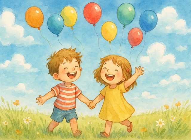 Free Ai Generated Children illustration and picture