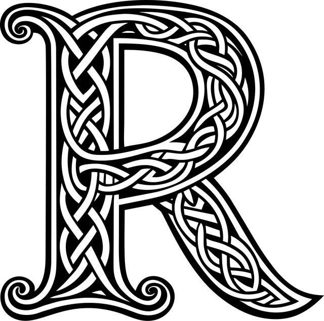 Free ai generated alphabet font vector
