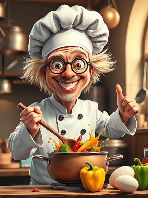Free ai generated to cook food illustration