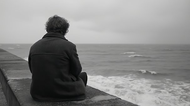 Sozinho, Pessoa, Depressão, Triste