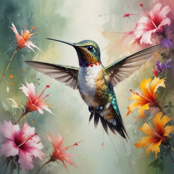 Download Humming-Bird, Bird, Wildlife. Royalty-Free Stock Illustration ...