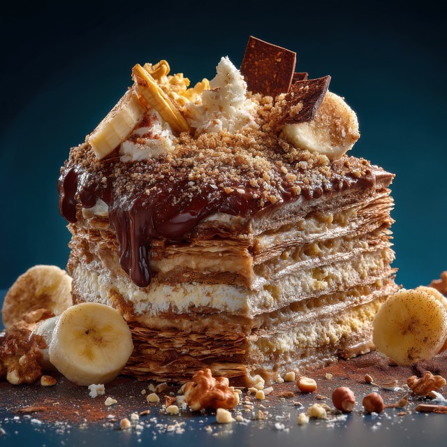 Free ai generated cake dessert illustration