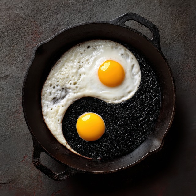 Free ai generated eggs fried illustration