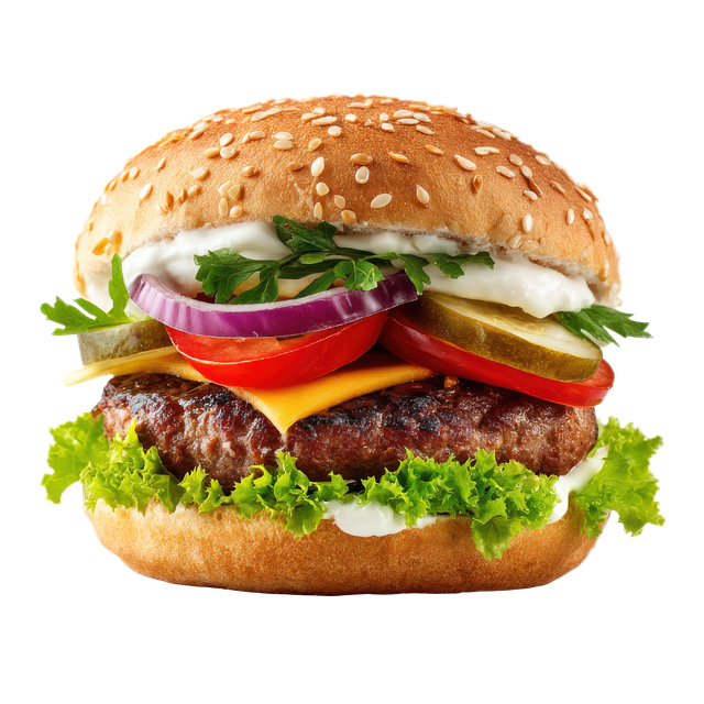 Free ai generated burger cheeseburger illustration