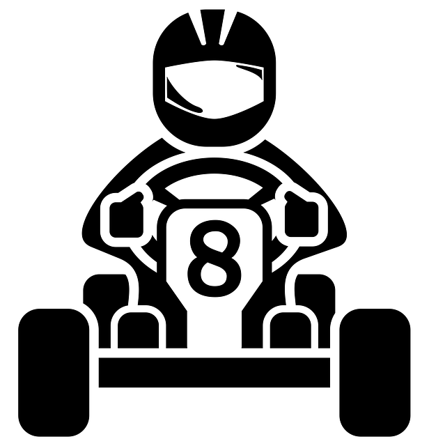 Free kart karting race illustration