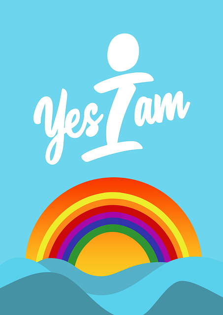 Free pride self-determination self-confidence illustration
