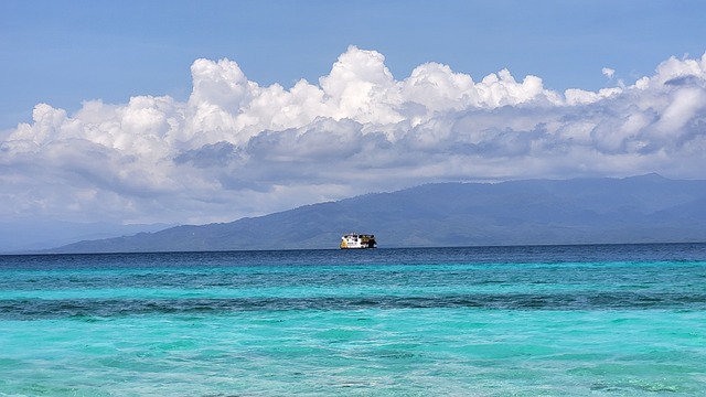 Maluku, Ambon, Indonesien, Schiff, Natur