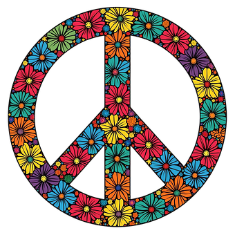 Vrede, Symbool, Retro, Vintage, Hippie