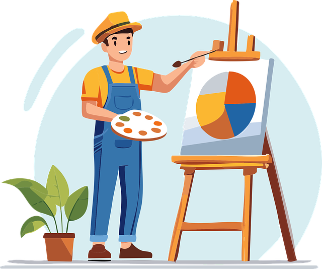 Free artist painting drawing vector