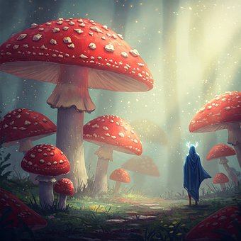 Fantasi, Illusion, Drøm, Champignon
