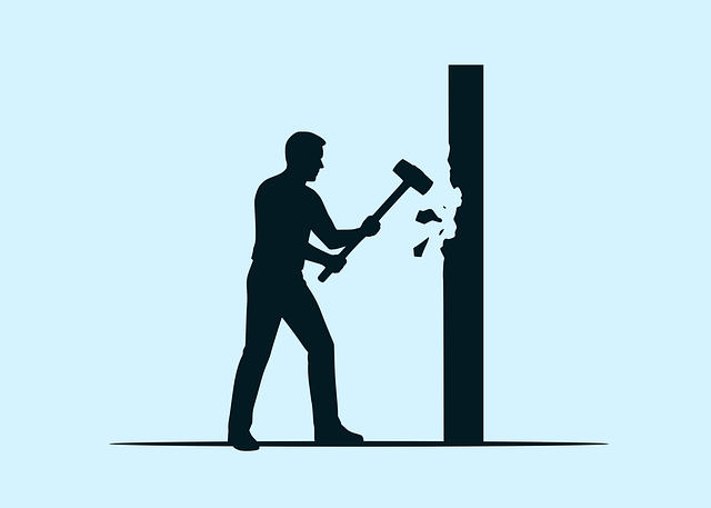 Free silhouette construction work vector