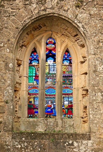 Free church cathedral architecture illustration