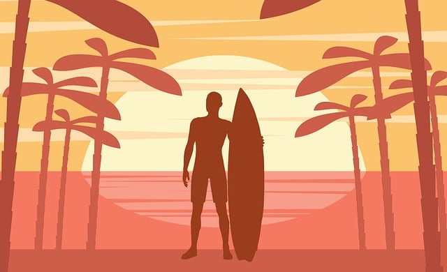 Tablista, Tabla De Surf, Hombre, Playa