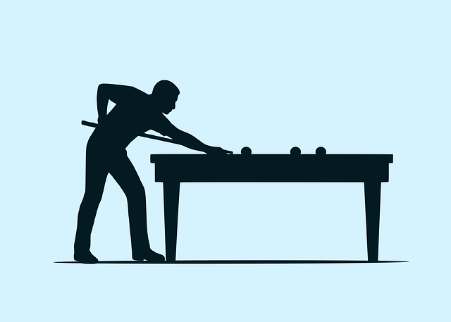Free silhouette billiards balls illustration