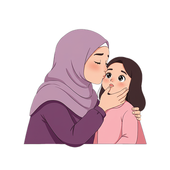 Ai Generiert, Muslim, Mutter, Tochter