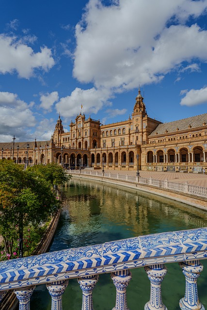 Plaza, Sevilla, Spanien, Andalusien