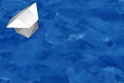 Origami, Papir, Folde, Foldet, Hus, Hjem