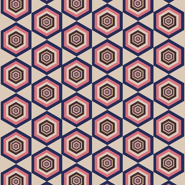 Free hex grid hexagon illustration