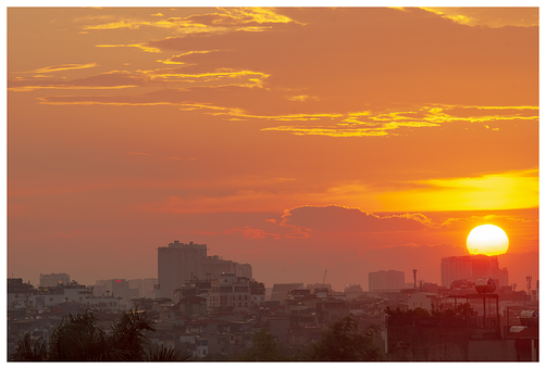 Free City Sun illustration and picture