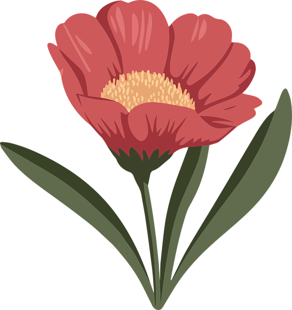 Free ai generated flower petals vector