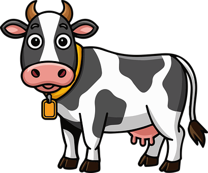 Free Cow Vector Illustration vector and picture