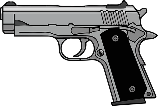 Free Vector Cartoon Revolver vector and picture