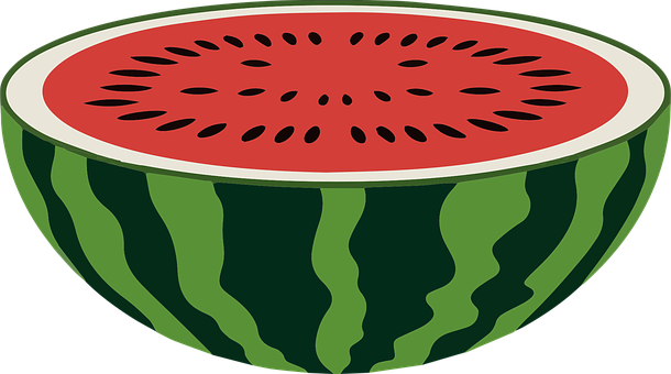 Free Watermelon Flat Design vector and picture