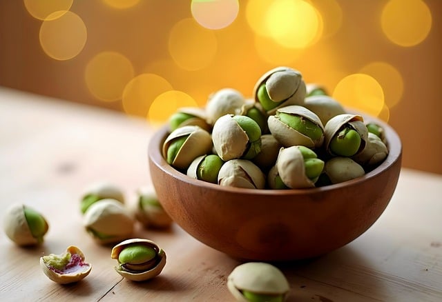 Free pistachios nuts snack illustration