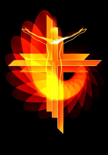 Free pentecost cross peace illustration